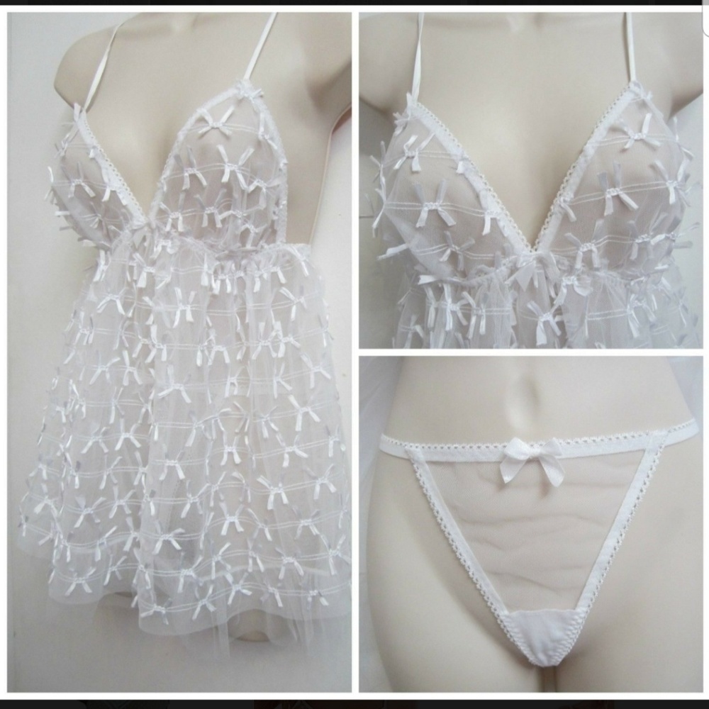 Brand new!! Victoria Secret white two piece!